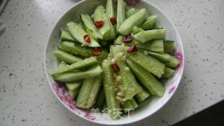 Cold Cucumber 〖summer Harvest Vegetables〗 recipe