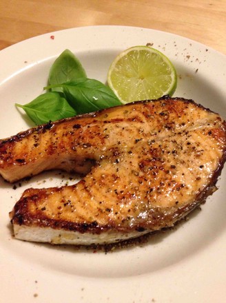 Pan-fried Salmon with Lime Juice recipe