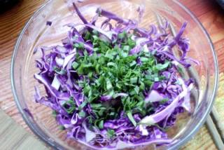 Beauty Side Dish-purple Cabbage Salad recipe