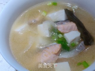 Salmon Miso Soup recipe