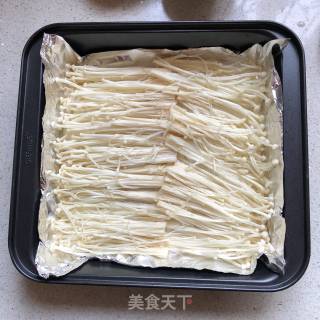 Garlic Enoki Mushroom recipe