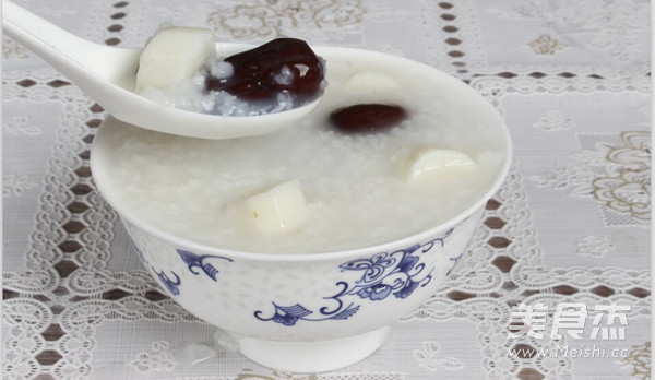 Chinese Yam and Red Dates Porridge recipe
