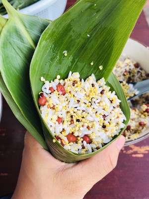 Vegan Food｜red Bean Quinoa Millet Rice Dumpling recipe