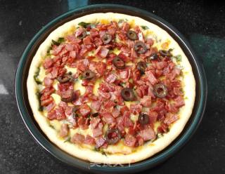 Spinach and Bacon Pizza recipe