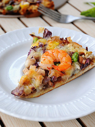 Assorted Seafood Pizza recipe