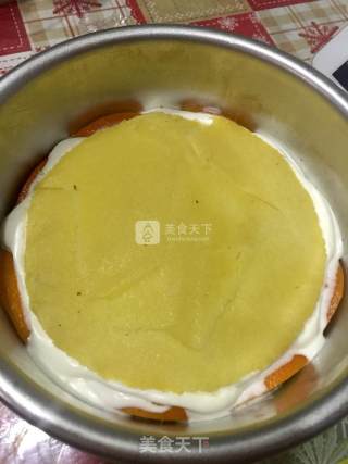 Yellow Peach Orange Mousse Cake 6 Inches recipe