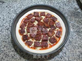 Black Pepper Steak Pizza recipe