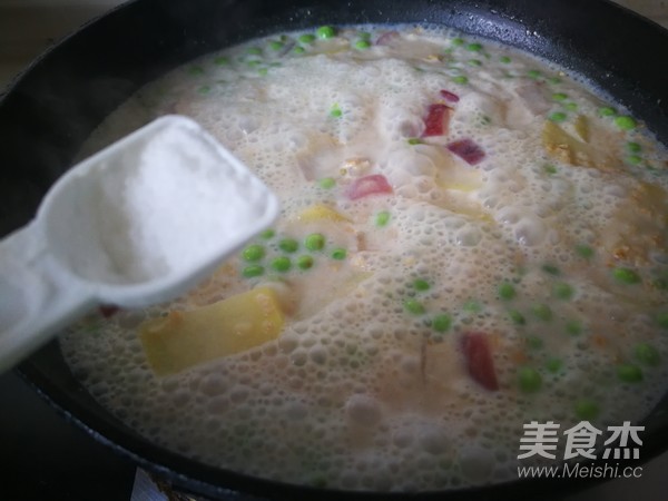 Pea Oatmeal Soup recipe