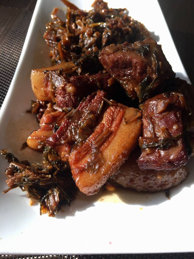 Pork with Plum Vegetables recipe