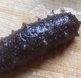 Sea Cucumber and Cabbage Mixed with Fat Residue recipe