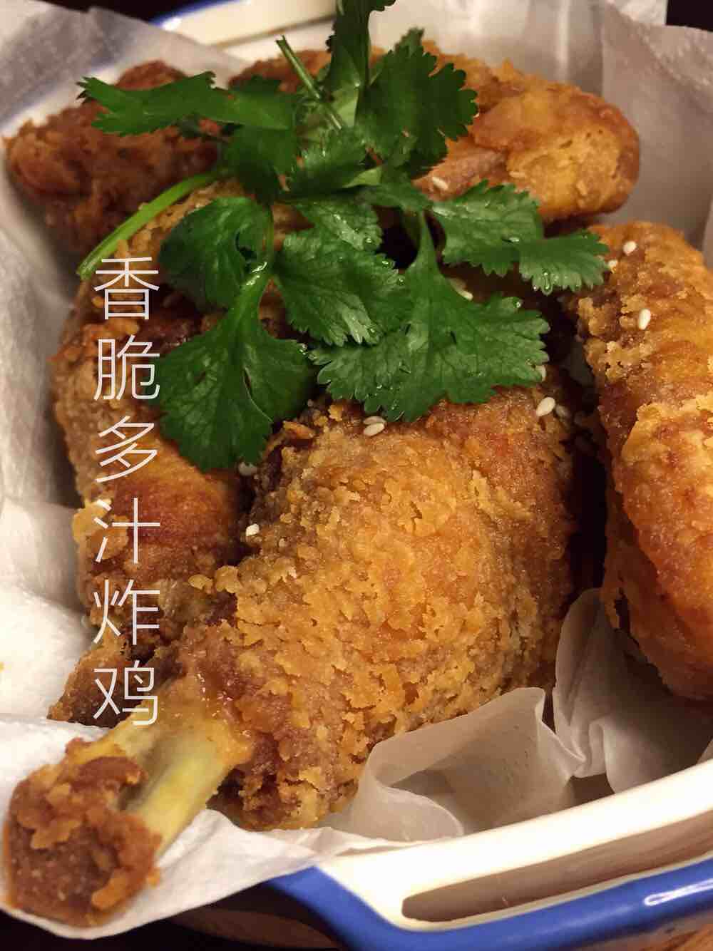 Juicy and Crispy Fried Chicken Must be Served with Beer recipe