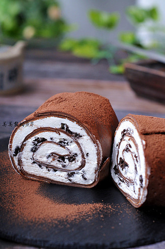 Oreo Cocoa Towel Roll recipe