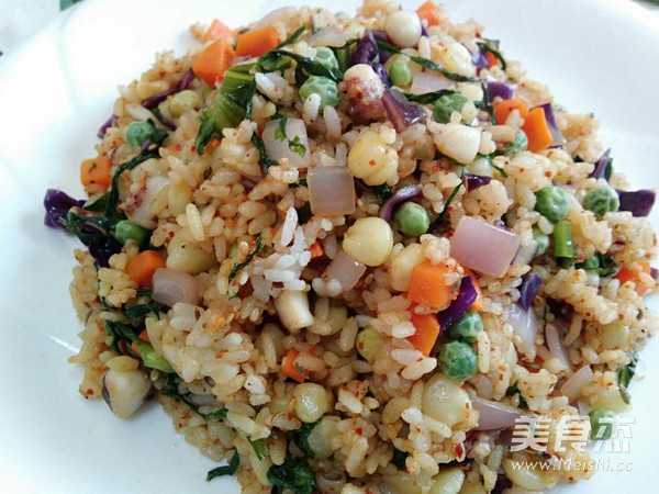 Fried Rice with Squid. recipe