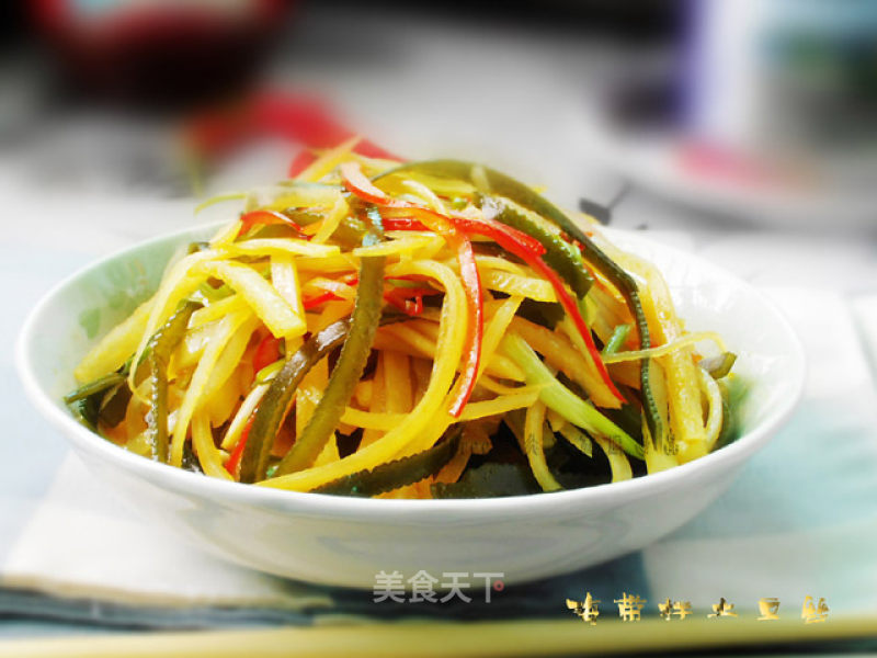 Seaweed and Potato Shreds recipe