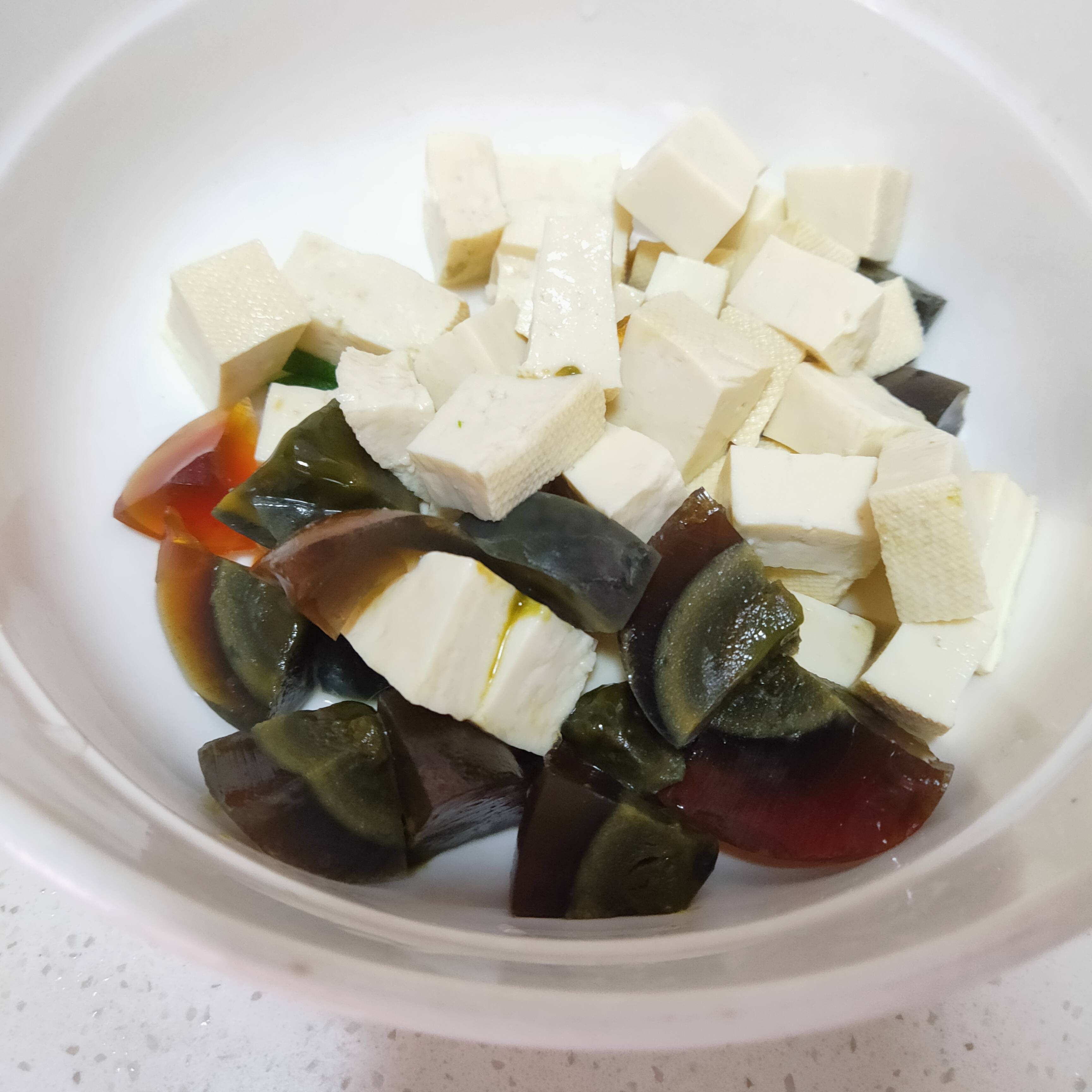 Preserved Egg Tofu Soup recipe