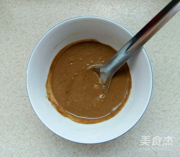 Garlic Sesame Sauce Mixed with Cowpea recipe