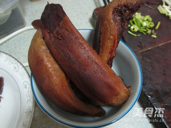 Saliva Pork Mouth Strips Mixed with Green Bamboo Shoots recipe