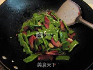 Stir-fried Beans with Bacon recipe