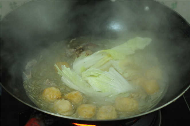 Pork Ribs Soup Stewed Vermicelli recipe