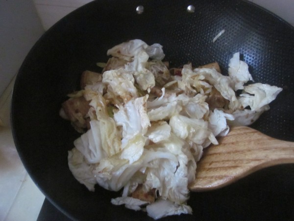 Stir-fried Cabbage Tofu recipe