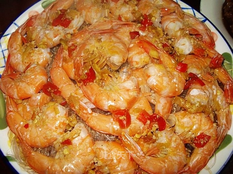 Steamed Prawns with Vermicelli recipe