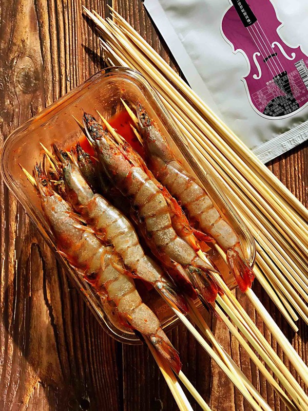 Provence Skewers Grilled Shrimp recipe