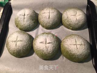 Blueberry Cheese Matcha Whole Wheat Bag recipe