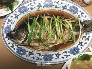Steamed Crucian Carp recipe