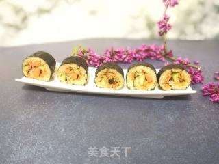 Cucumber Carrot Sushi recipe