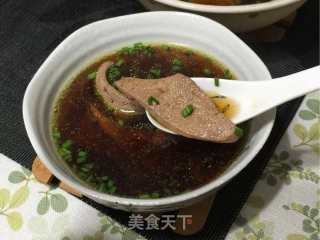 Minced Garlic Pork Liver Soup recipe