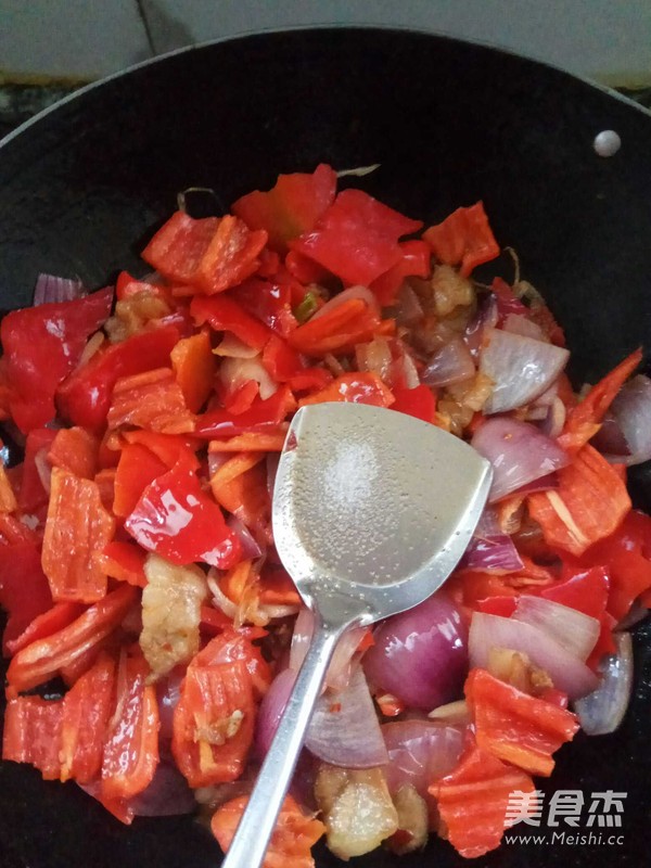Red Pepper Twice Cooked Pork recipe