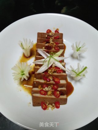 Dried Tofu with Cold Dressing recipe