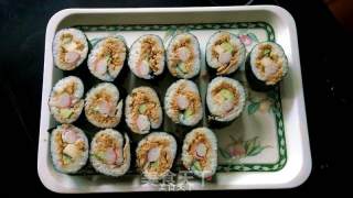 Abalone ~ Arctic Shrimp Sushi recipe