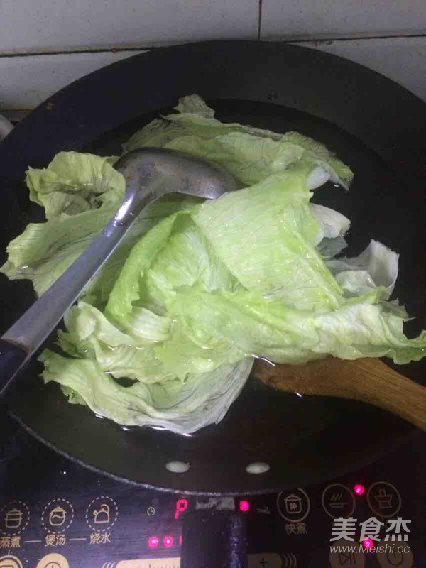 Slimming 005 Lettuce in Oyster Sauce recipe