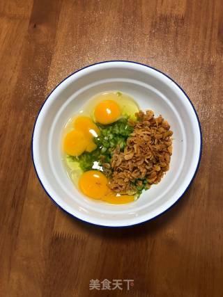 Spicy Shrimp Egg Pancake recipe