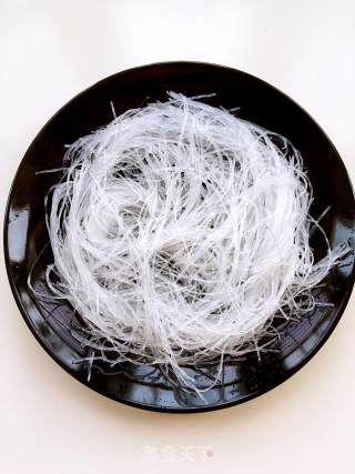 Steamed Shrimp with Golden Silver Garlic Vermicelli recipe