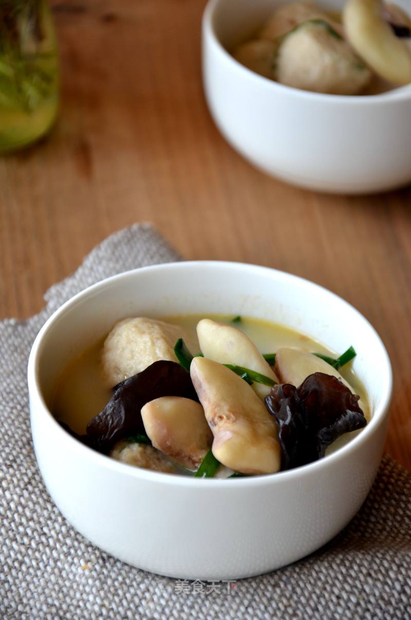 Water Chestnut Fish Ball Soup recipe