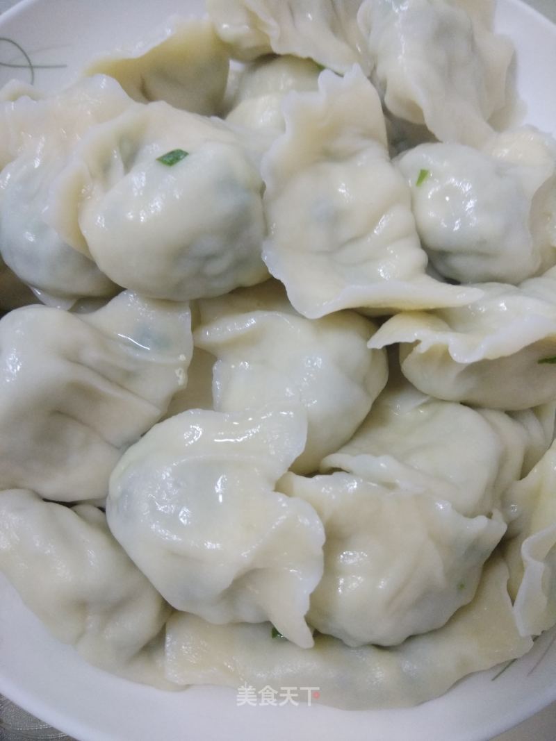 Leek and Egg Dumplings recipe