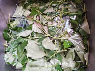 Potato Leaves Soaked with Fermented Bean Curd recipe