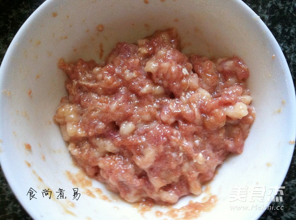 Steamed Tofu with Minced Pork in Oyster Sauce recipe