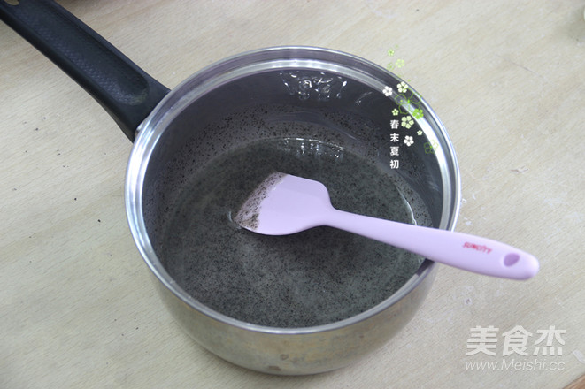 Black Sesame Japanese Cotton Cake recipe