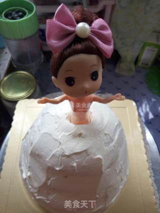 #aca烤明星大赛#barbie Cake recipe