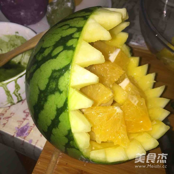 Shark Watermelon Fruit Salad recipe