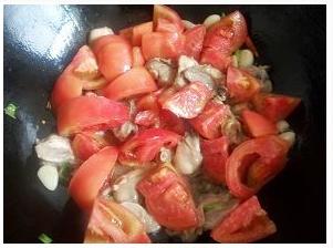 Stewed Oysters with Sand Tea and Tomatoes recipe