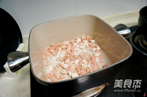 Braised Pork Rice with Black Porcini Mushrooms recipe