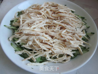 Shredded Chicken and Cucumber Salad recipe