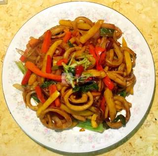 Stir Fried Squid Rings recipe