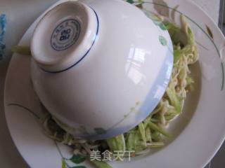 Cucumber with Enoki Mushroom recipe