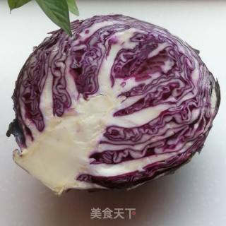 Purple Cabbage Mixed with Cucumber recipe
