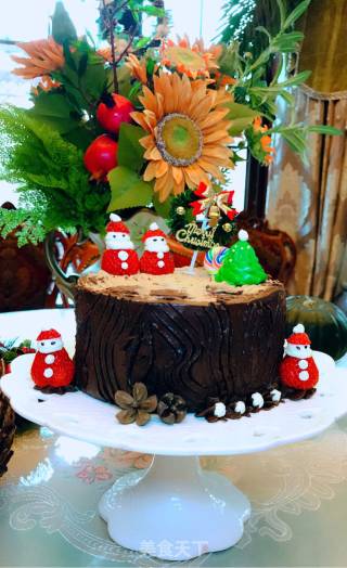 New Year's Stump Cake recipe